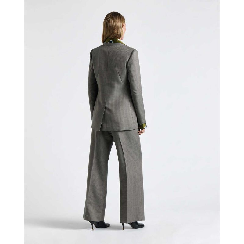 Cue European Micro Check Blazer image number 1